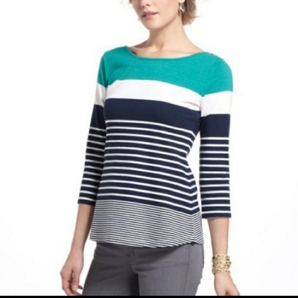 Anthropologie One September striped top